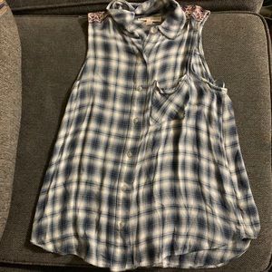 Knox Rose S Plaid Tank Top